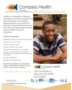 Prevention Services Flyer