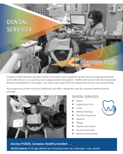 Dental Services Flyer