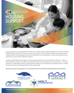 Housing Support Flyer