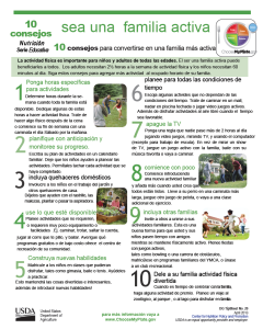 10 Tips for Health Flyer Spanish