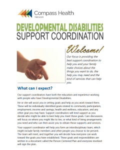 Support Coordination Brochure