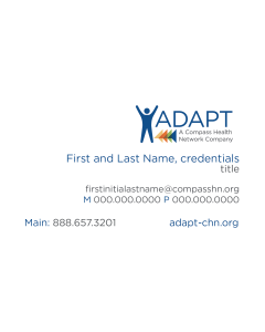 Adapt Business Appointment Card