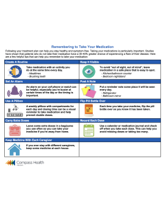 Medication Adherence Flyer