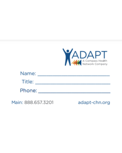 Adapt Business Card Blank