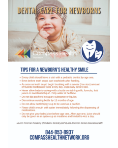 Dental Services Newborn Postcard